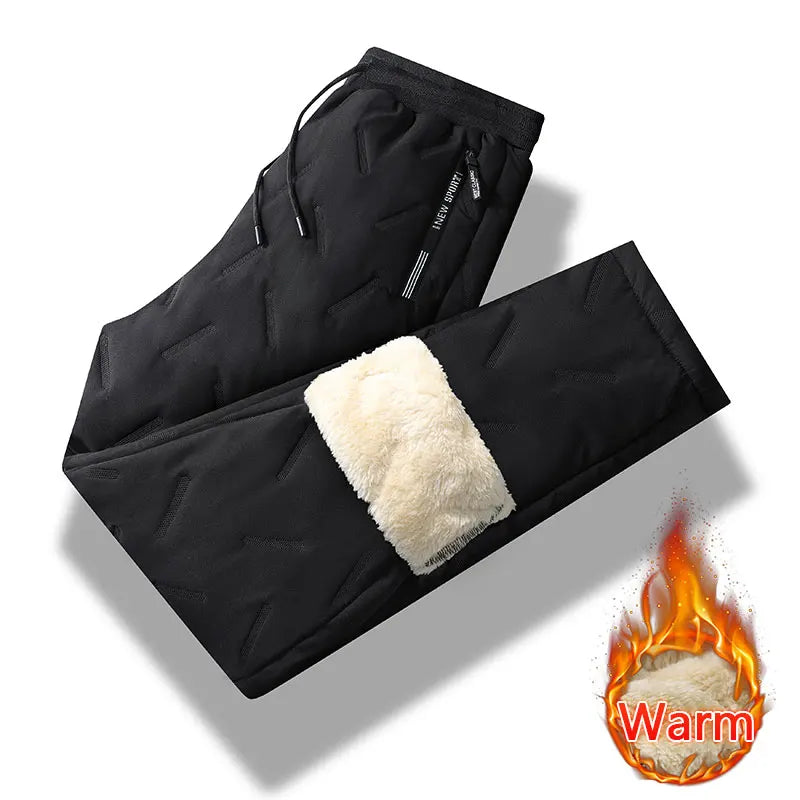 Jogging coupe-vent doublé en polaire – Homme