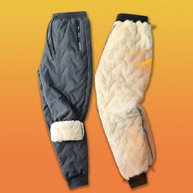 Jogging coupe-vent doublé en polaire – Homme