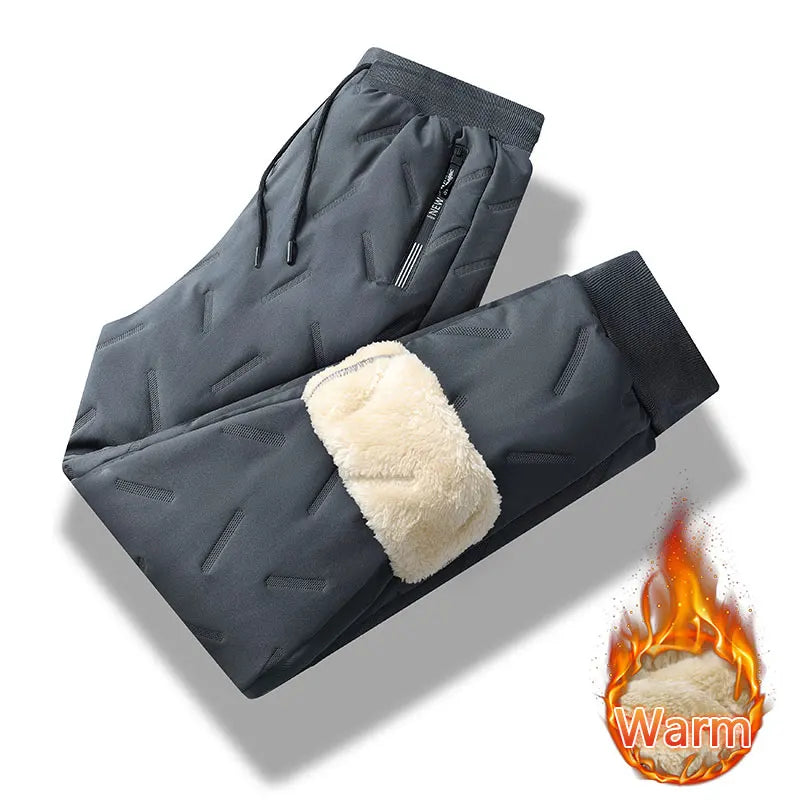 Jogging coupe-vent doublé en polaire – Homme