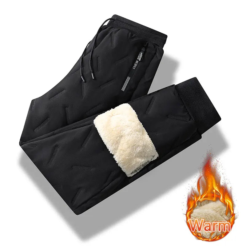 Jogging coupe-vent doublé en polaire – Homme