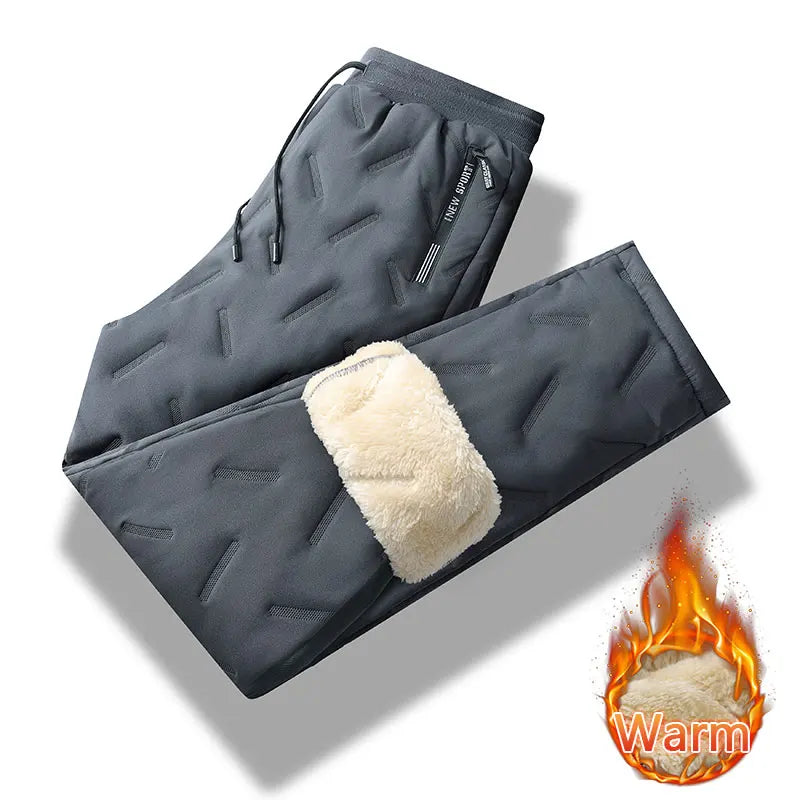 Jogging coupe-vent doublé en polaire – Homme