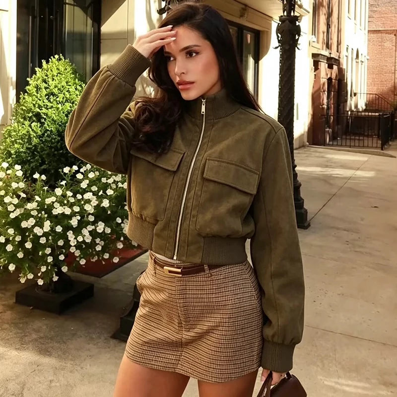 Slim Utility Pocket Jacket – Women