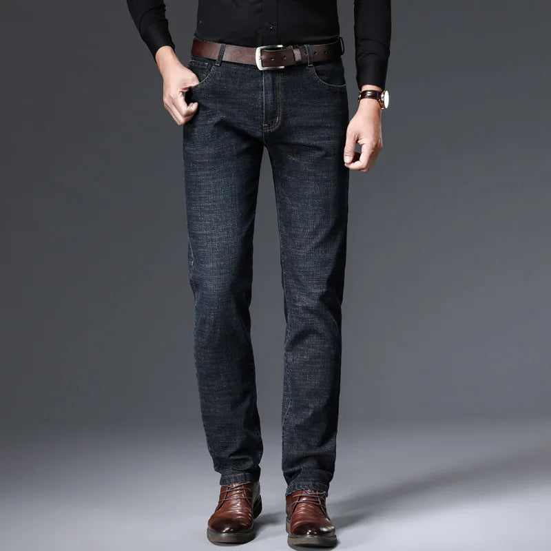 Stretch Slim Straight Jeans – Men