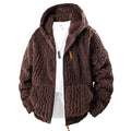 Hooded Fleece Winter Coat – Men