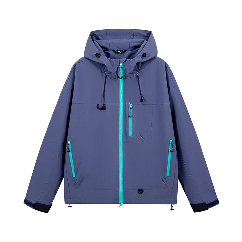 Waterproof Hooded Windbreaker – Unisex