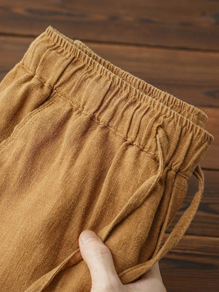 Relaxed Wide-Leg Chino Pants – Men