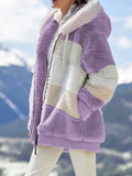 Sherpa-Lined Hooded Zip Jacket – Women