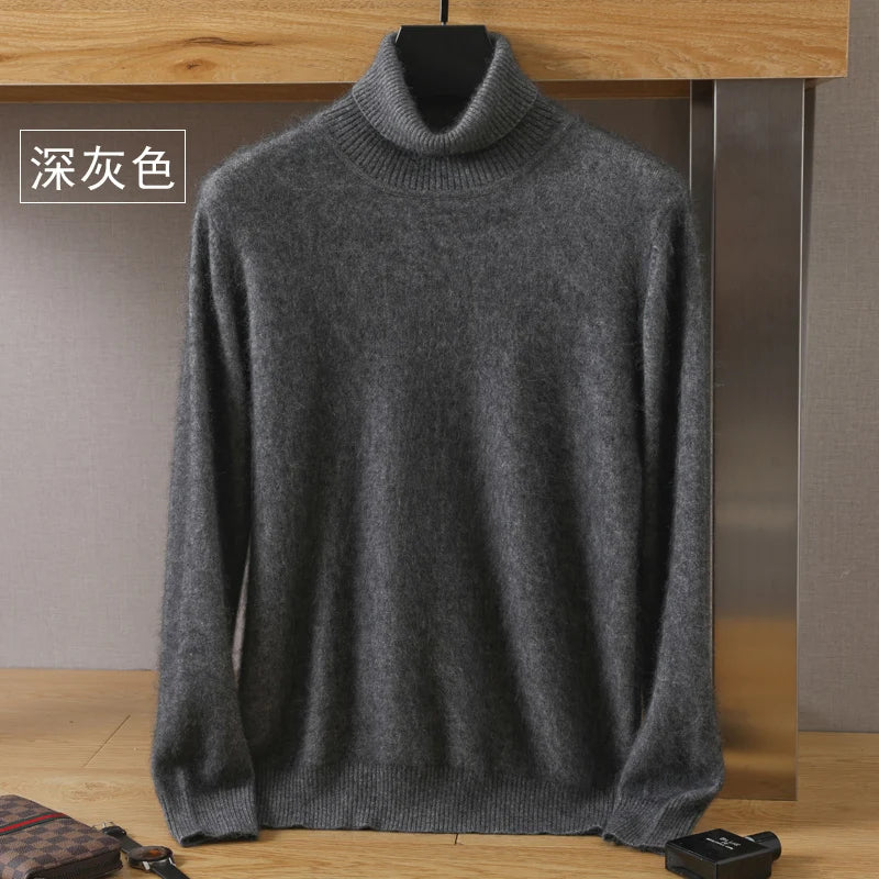 Cashmere-Blend Turtleneck Sweater – Men