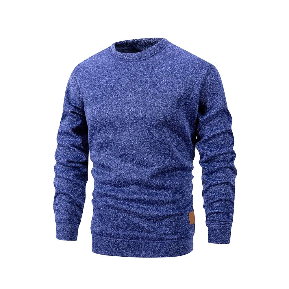 Sweat-shirt col rond en molleton – Homme