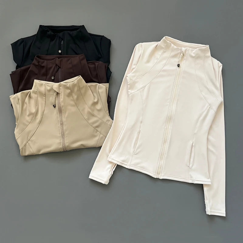 Veste de running à col montant – Femme