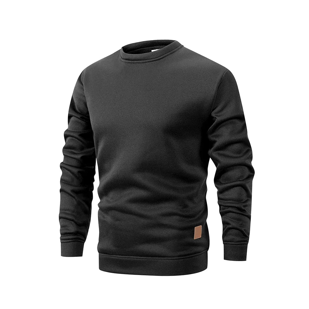 Sweat-shirt col rond en molleton – Homme