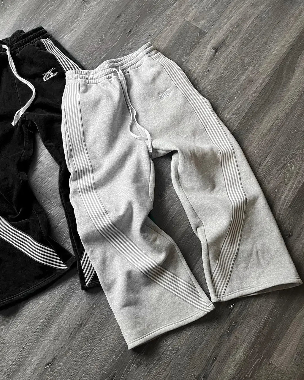 Wide-Leg Drawstring Utility Pants – Unisex