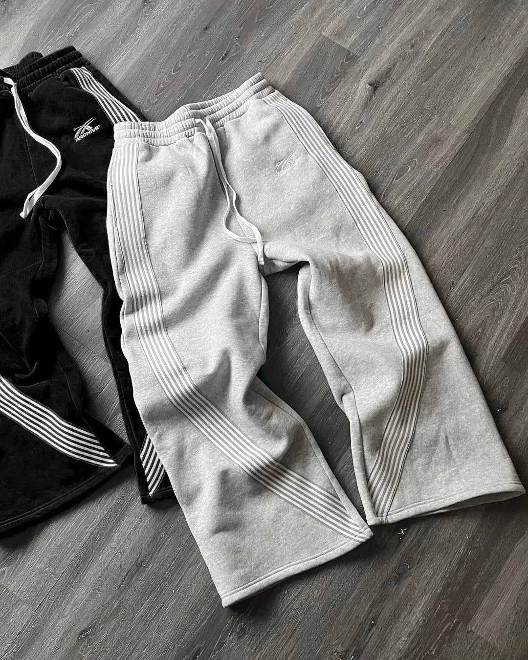 Wide-Leg Drawstring Utility Pants – Unisex