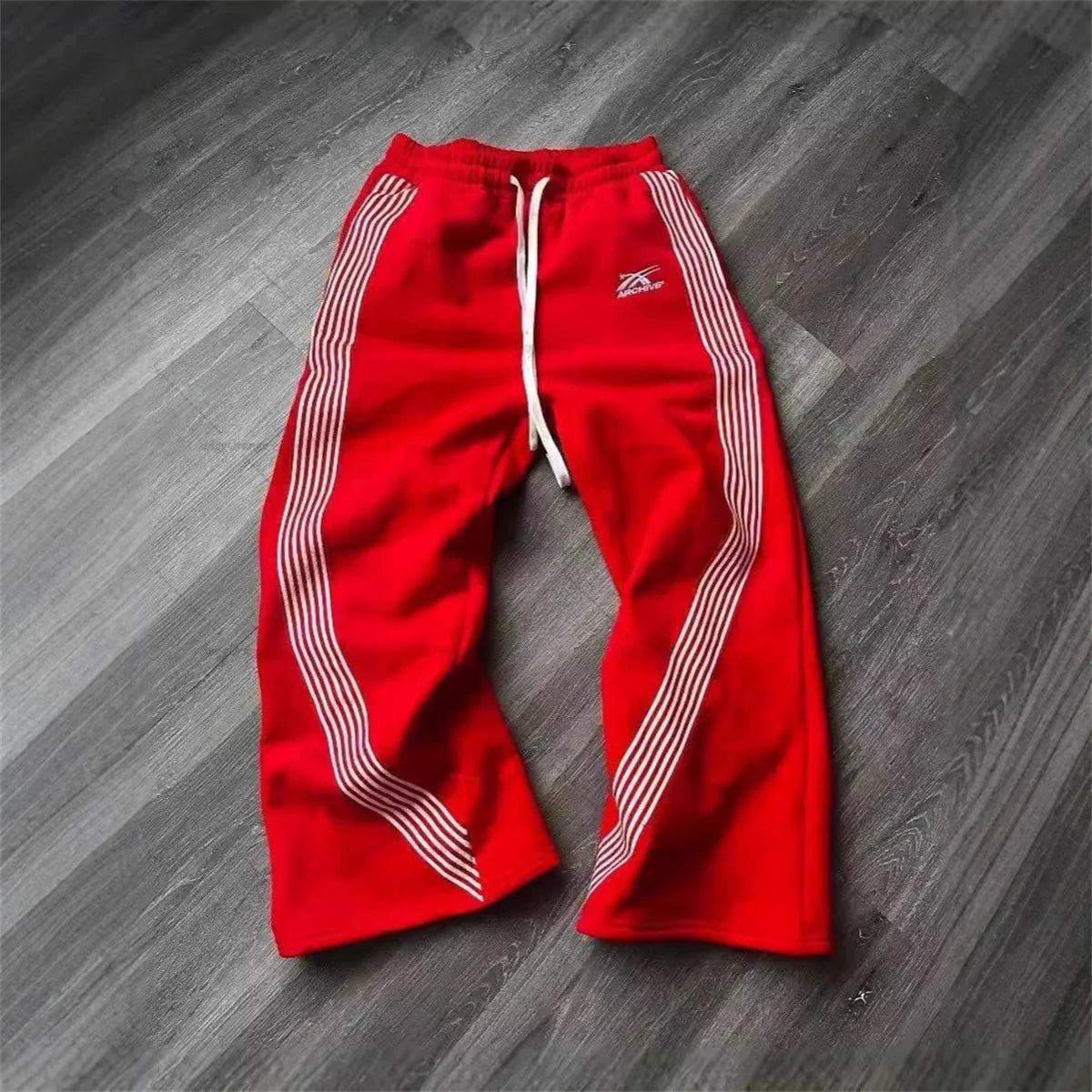 Wide-Leg Drawstring Utility Pants – Unisex