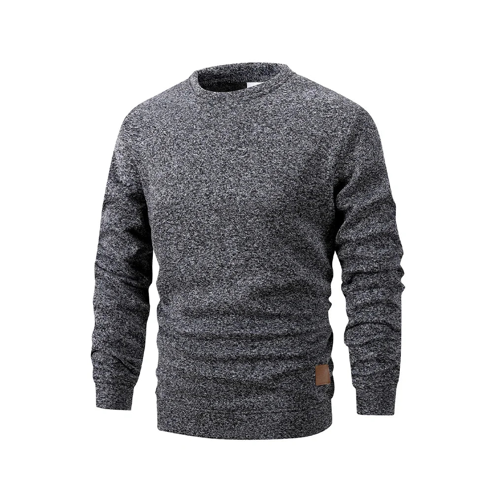 Sweat-shirt col rond en molleton – Homme