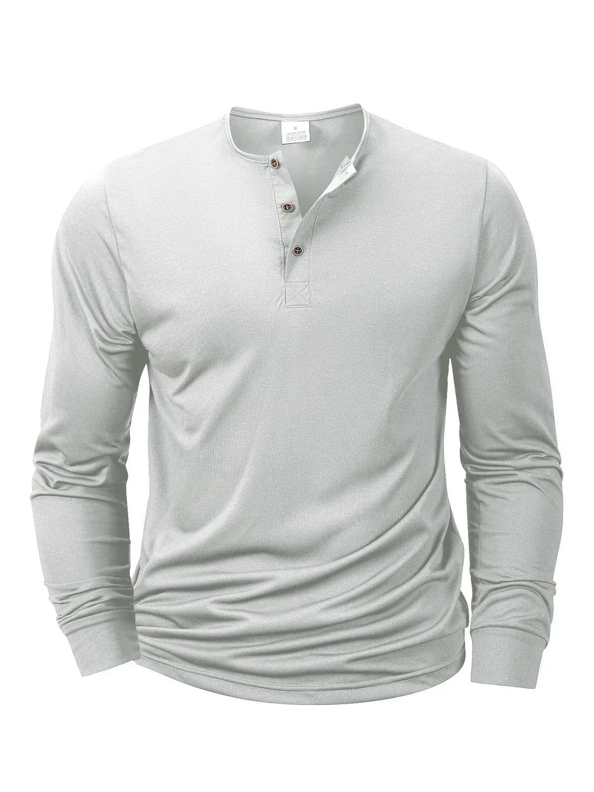 Long-Sleeve Henley Tee – Men