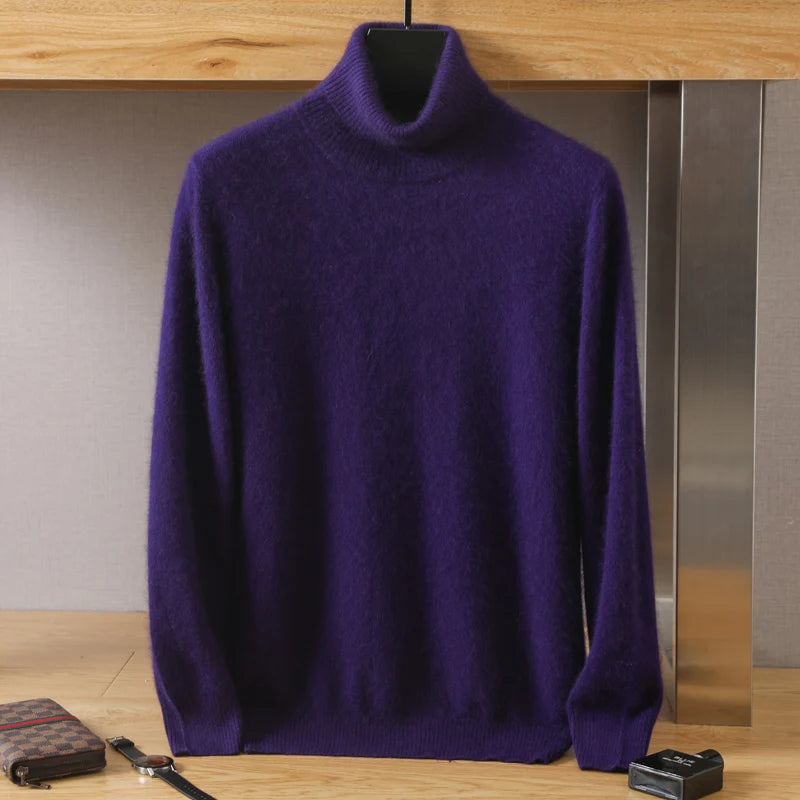 Cashmere-Blend Turtleneck Sweater – Men