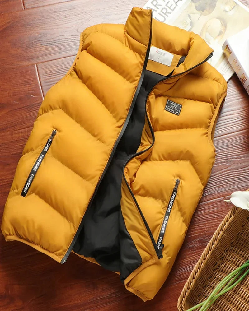 Quilted Puffer Vest – Men