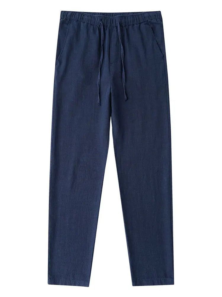 Relaxed Wide-Leg Chino Pants – Men
