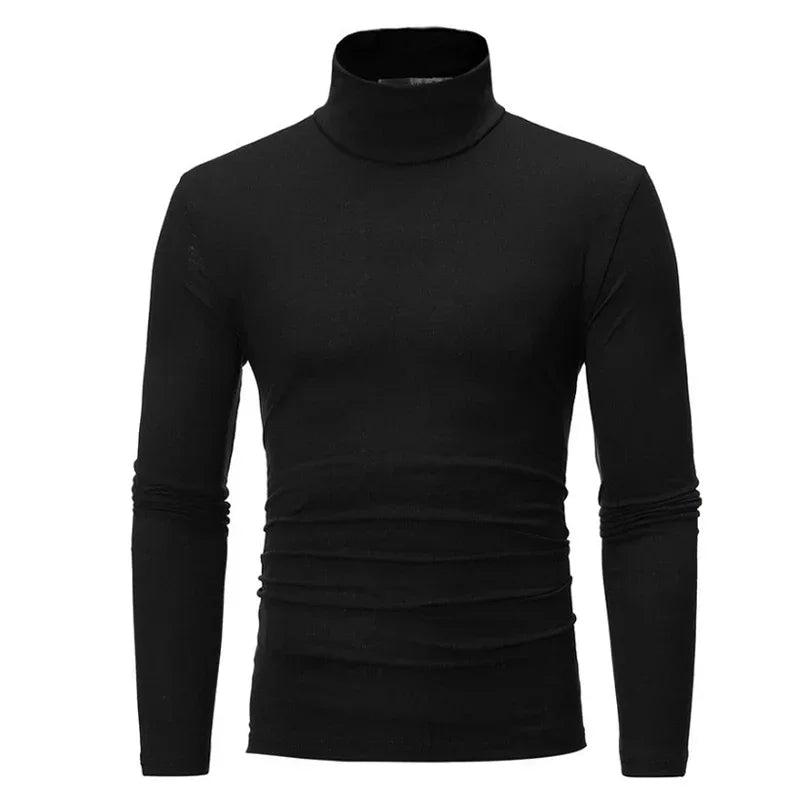 Fine Knit Turtleneck Sweater – Men