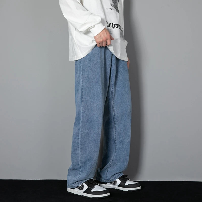 Straight Wide-Leg Jeans – Men