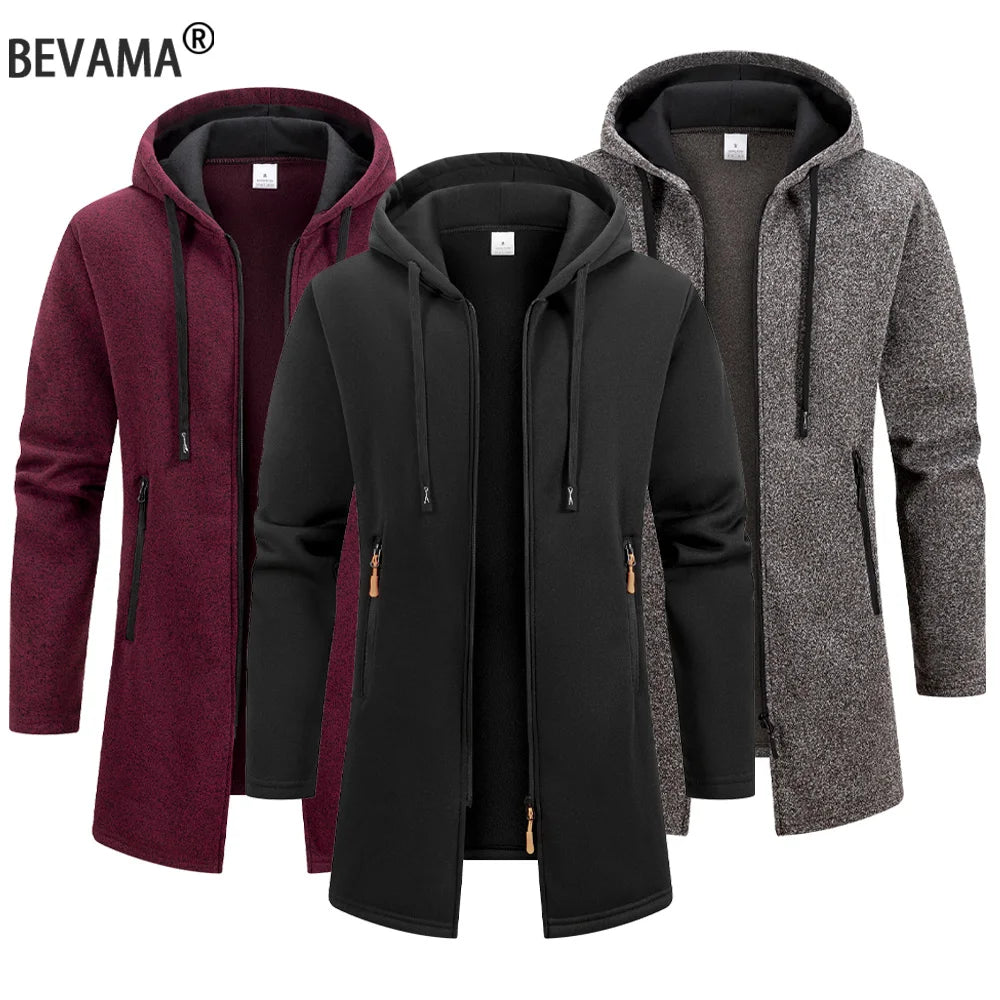 Oversized Zip Hooded Jacket – Men
