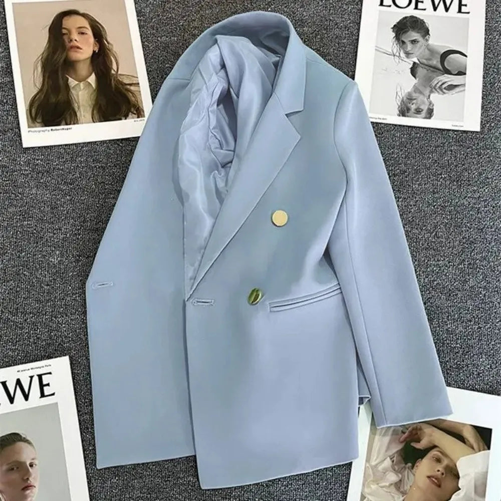 Double-Breasted Tailored Blazer – Women