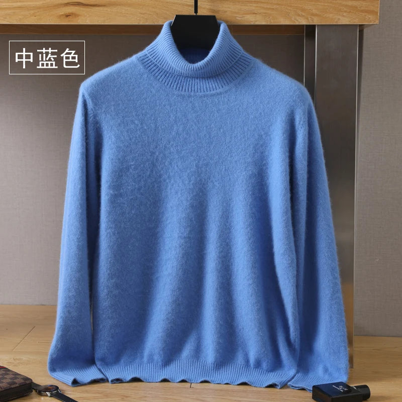 Cashmere-Blend Turtleneck Sweater – Men