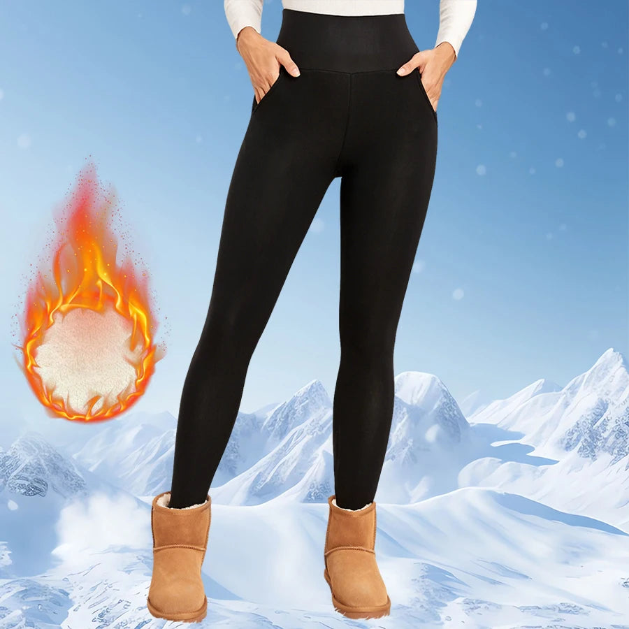 Legging évasé doublé de polaire – Femme