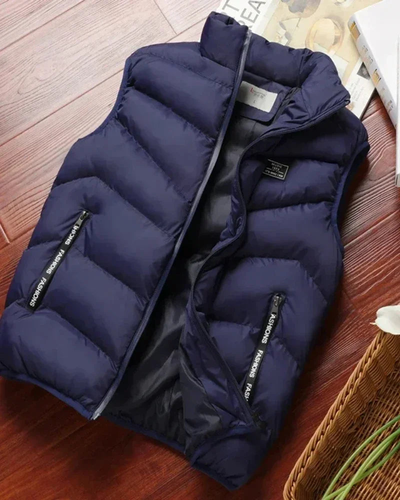 Quilted Puffer Vest – Men
