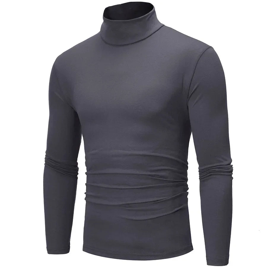 Fine Knit Turtleneck Sweater – Men