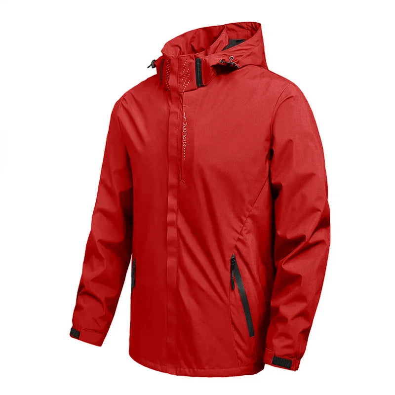 Packable Hooded Rain Jacket – Men