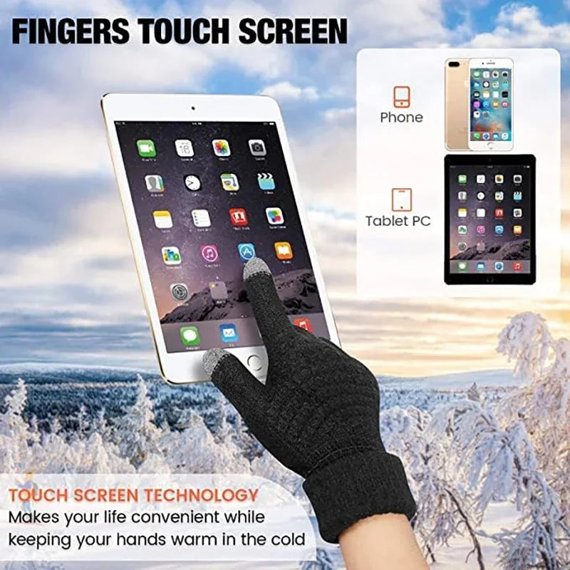 Touchscreen Fleece-Lined Gloves – Unisex