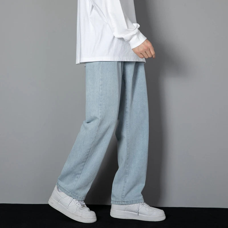Straight Wide-Leg Jeans – Men