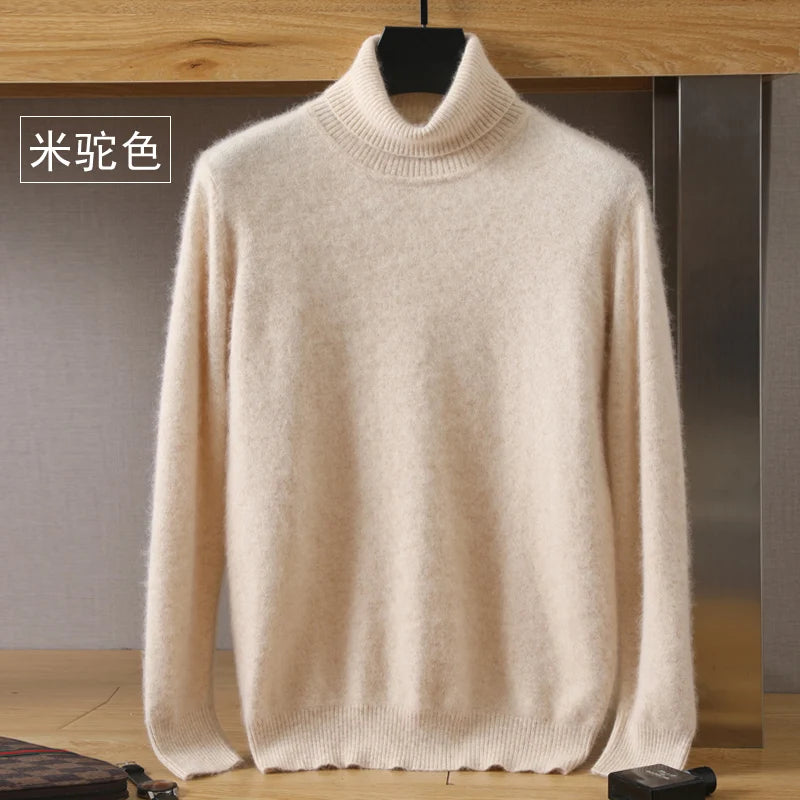 Cashmere-Blend Turtleneck Sweater – Men
