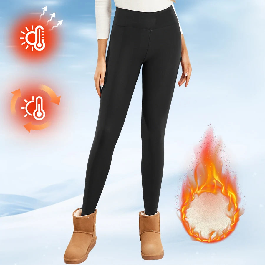 Legging évasé doublé de polaire – Femme