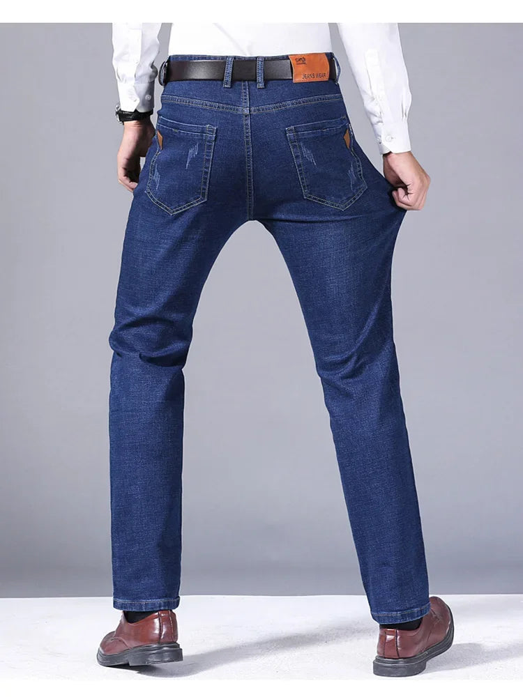 Stretch Slim Straight Jeans – Men