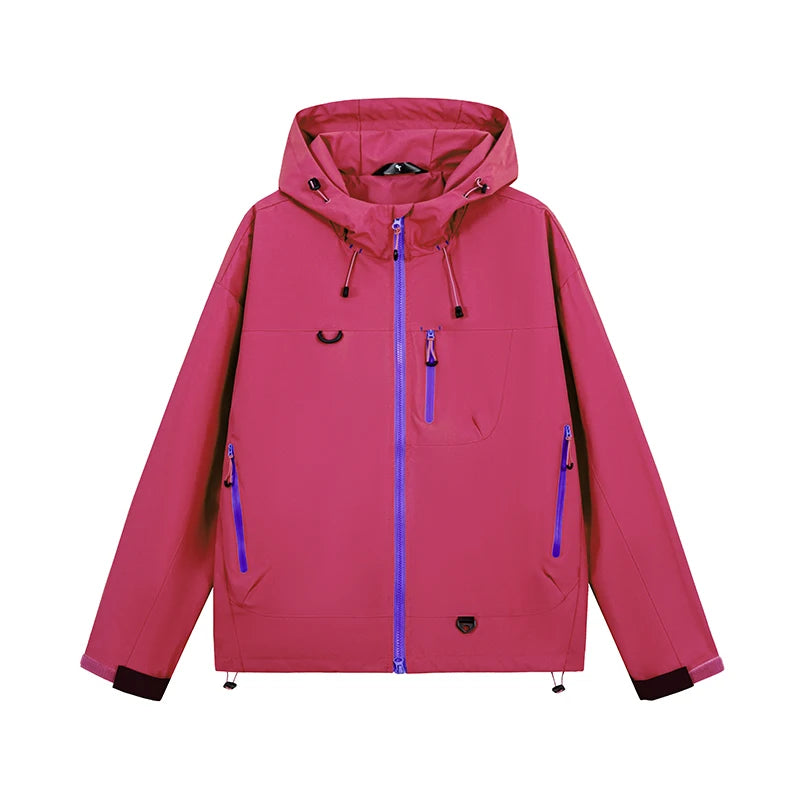Waterproof Hooded Windbreaker – Unisex