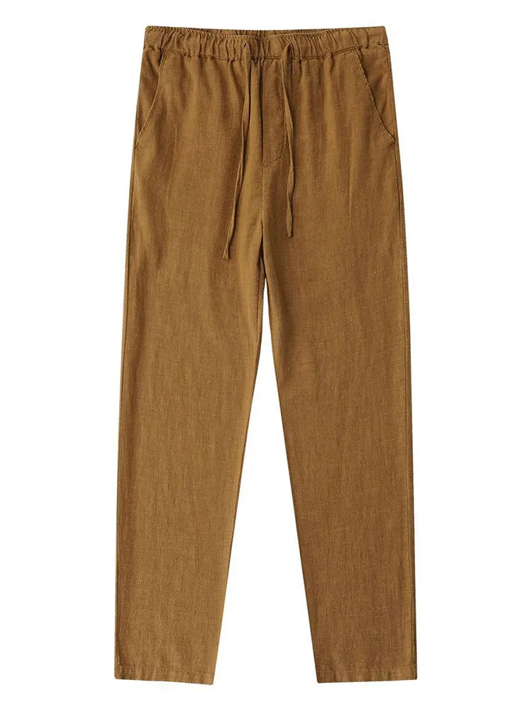 Relaxed Wide-Leg Chino Pants – Men