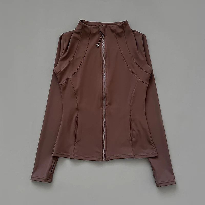 Stand-Collar Running Jacket – Women