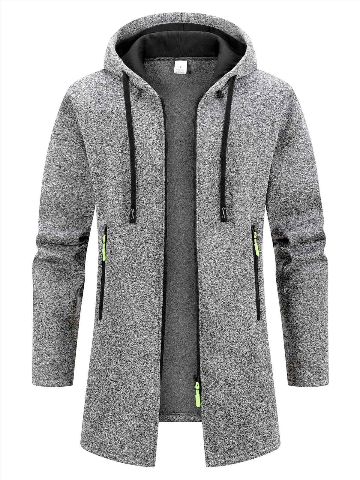 Oversized Zip Hooded Jacket – Men