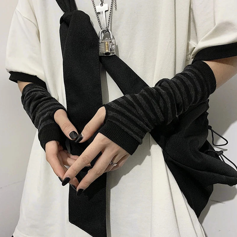 Knit Fingerless Arm Warmers – Unisex