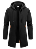 Oversized Zip Hooded Jacket – Men