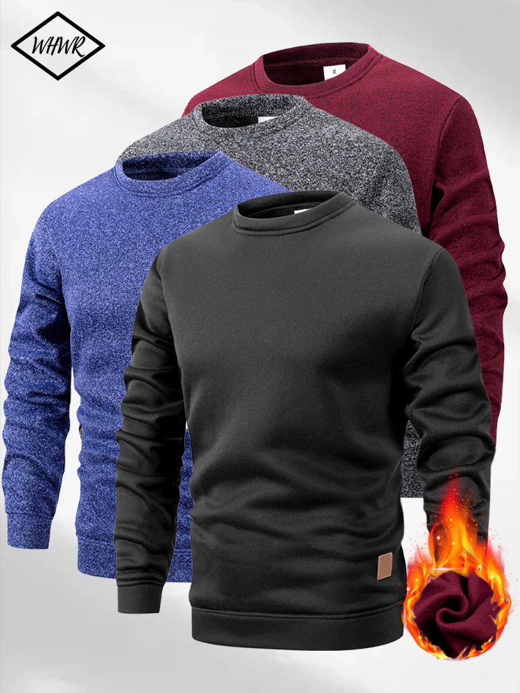 Fleece Crew Neck Sweatshirt – Men