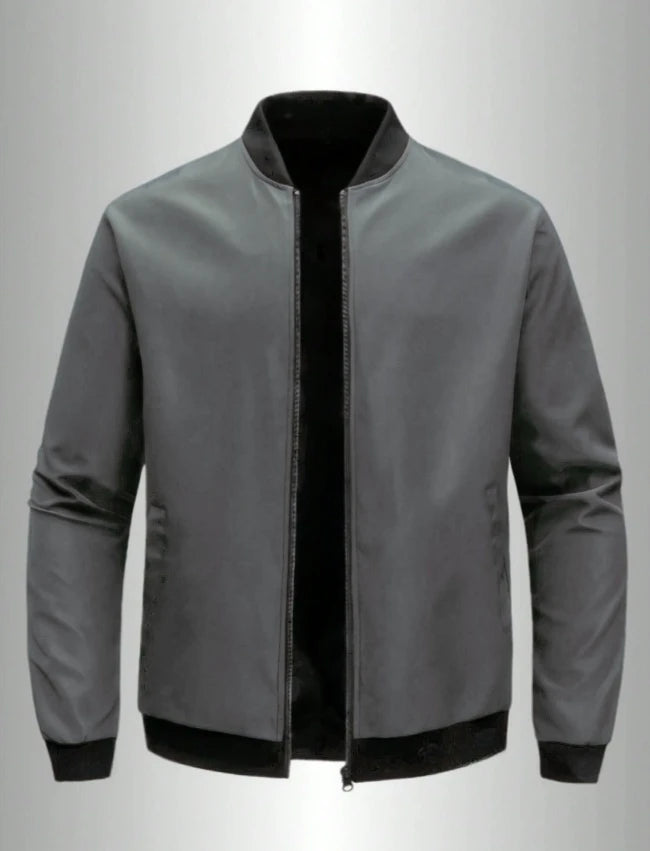 Baseball Collar Casual Jacket – Men