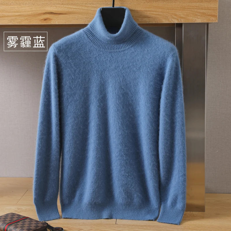 Cashmere-Blend Turtleneck Sweater – Men
