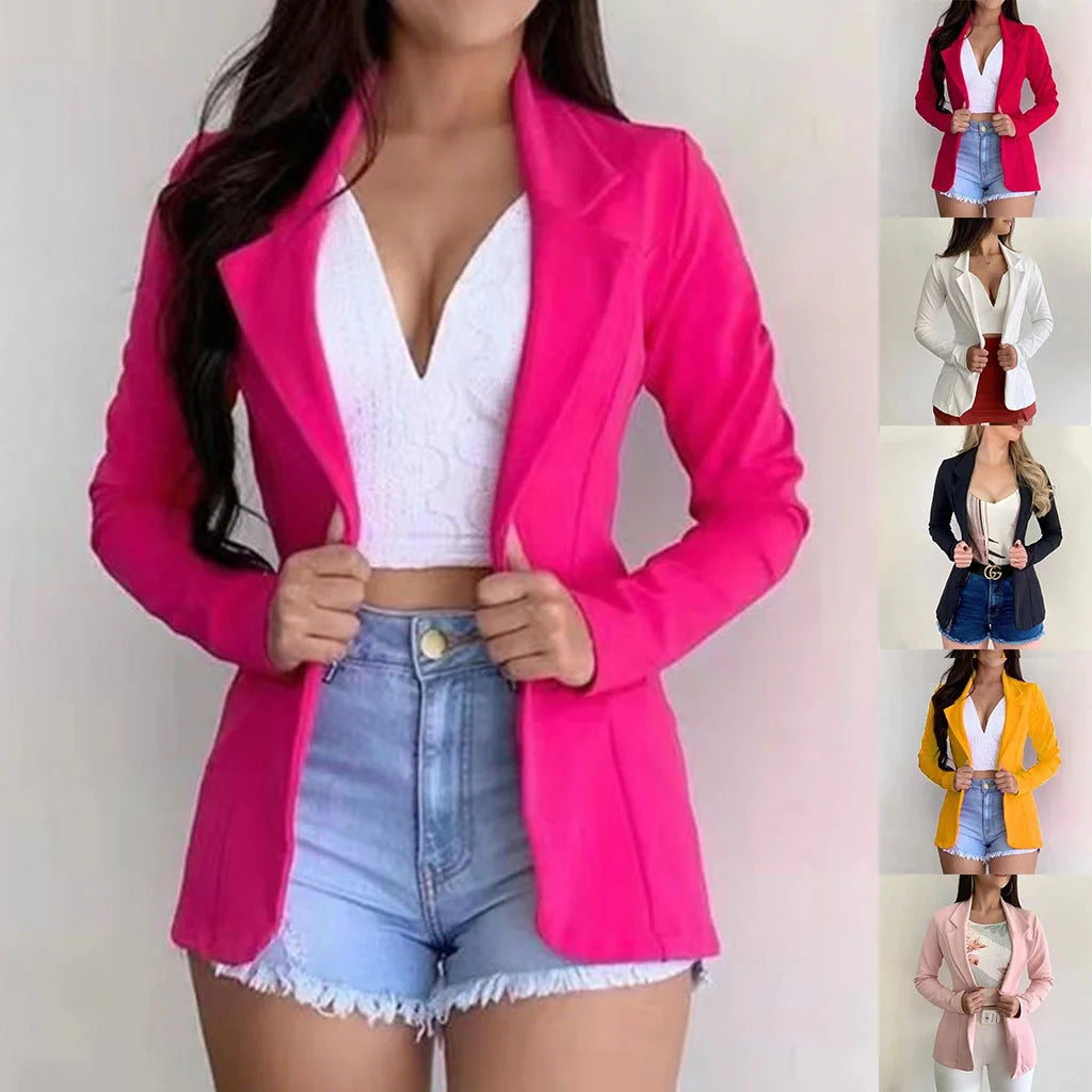 Blazer décontracté à poches – Femme