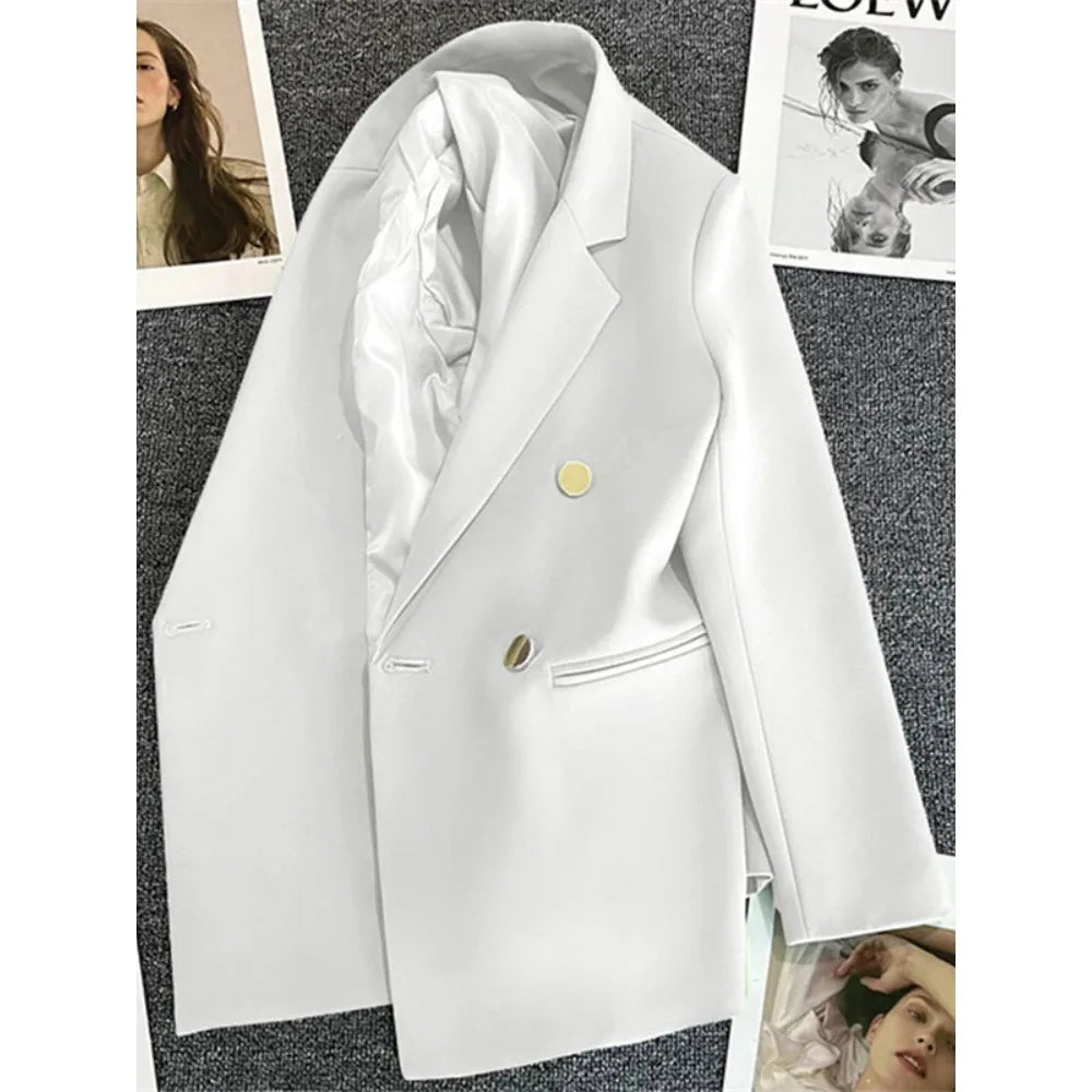 Double-Breasted Tailored Blazer – Women
