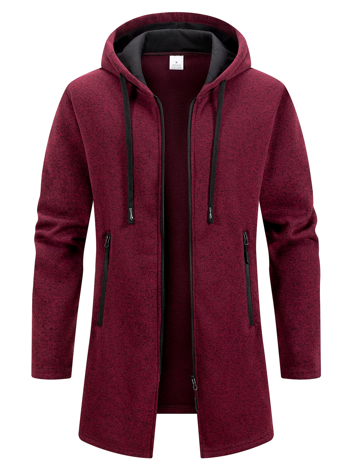 Oversized Zip Hooded Jacket – Men