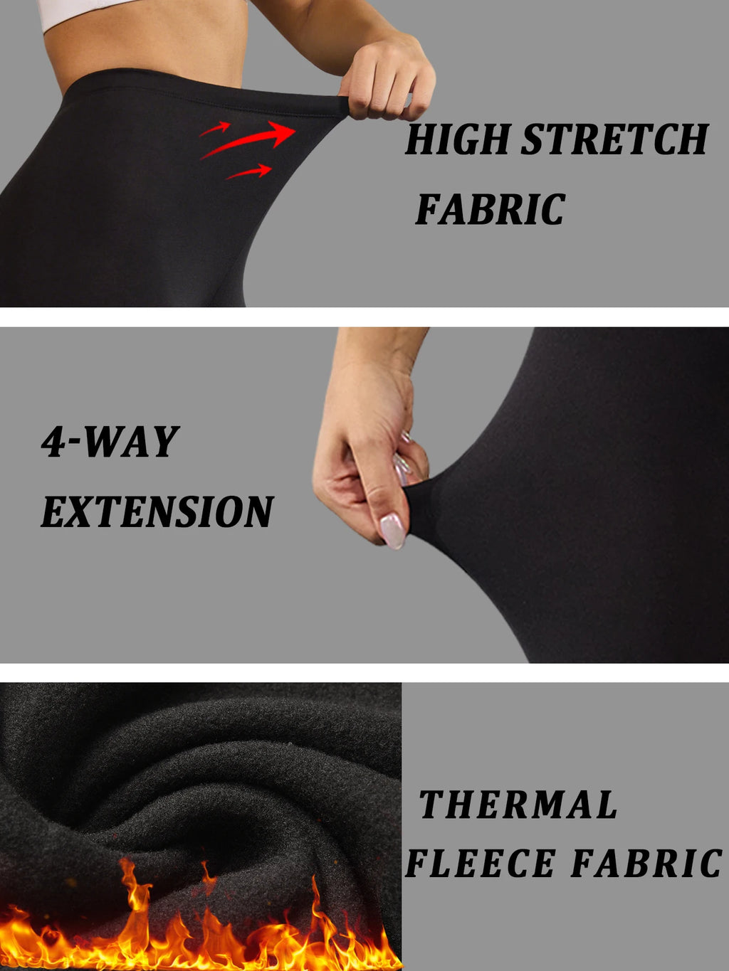 Legging thermique doublé de polaire – Femme